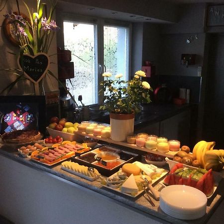 Aux Neuf Saules Hotel Mortzwiller Buitenkant foto